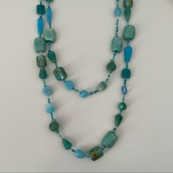 Light Blue Necklace - Picture 2 of 2